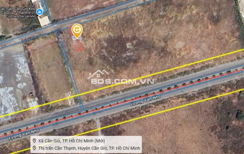 BÁN ĐẤT ĐƯỜNG LƯƠNG VĂN NHO TRUNG TÂM HUYỆN CẦN GIỜ